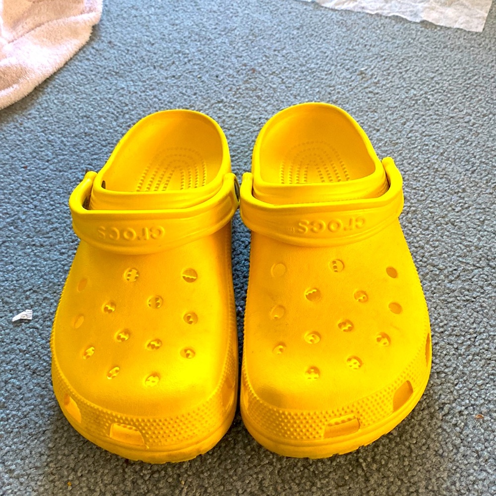 Yellow Crocs